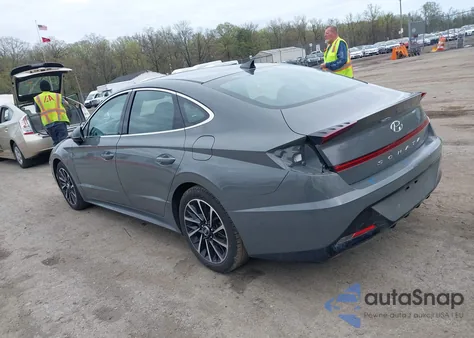 2020 Hyundai Sonata Sel Plus z USA, uszkodzony, nr VIN 5NPEJ4J24LH015523